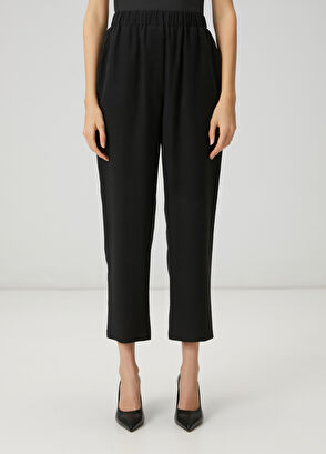 Beymen Club Black Pleated Carrot Pants - 3