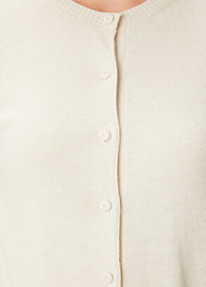 Beymen Club Krem Basic Kaşmir Hırka - 6