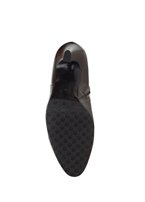 Kahverengi Kadın Deri Çizme - Görsel 6