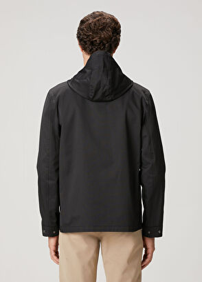 Beymen Club Black Hooded Plaid Coat - 6