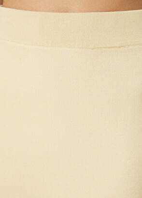 Beymen Club Cream Mini Knit Skirt - 6