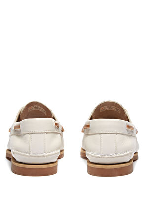 Timberland Classic Off White Women's Leather Loafer - 5
