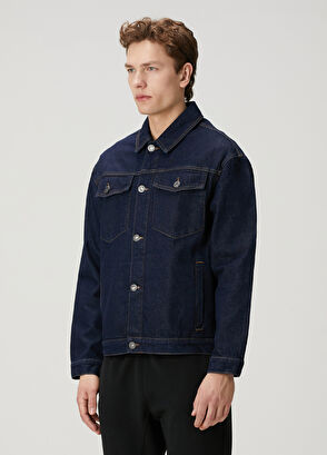 Beymen Club Navy Blue Denim Jacket - 3