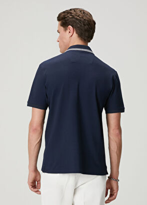 Beymen Club Comfort Fit Dark Navy Blue Clubby Pique Polo T-Shi - 6