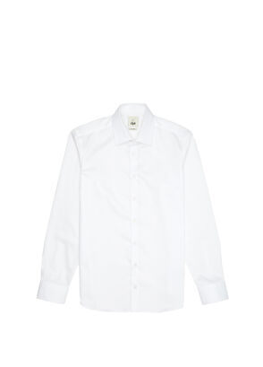 Beymen Club Slim Fit Beyaz Mekanik Stretch Saten Gömlek - 8