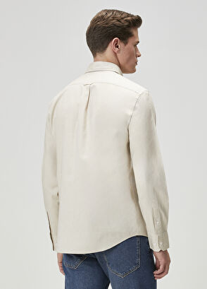 Beymen Club Comfort Fit Beige Shirt - 5