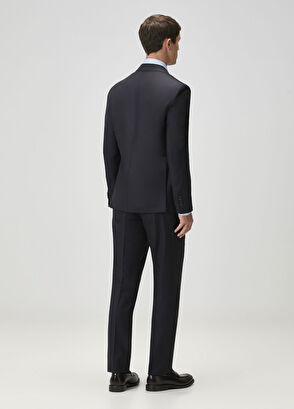 Lacivert Yün Takım - Görsel 8