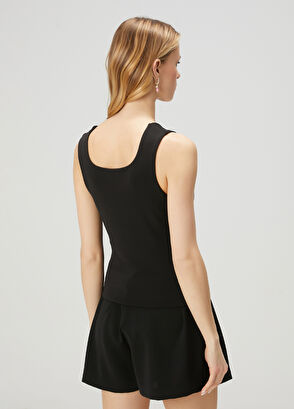 Beymen Club Black Sleeveless T-Shirt - 5