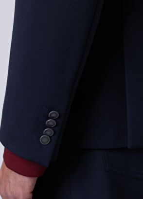 Beymen Club Lacivert Örme Blazer - 7