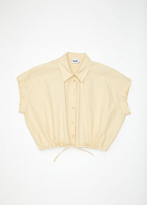 Beymen Club Cream Crop Shirt - 8