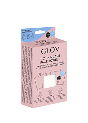 Glov Skin Care Face Towels White - 6