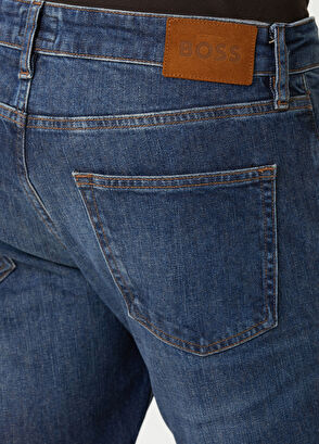 Boss Mavi Jean Pantolon - 5