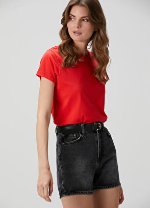 Beymen Club Nar Çiçeği Dökümlü T-shirt - 4