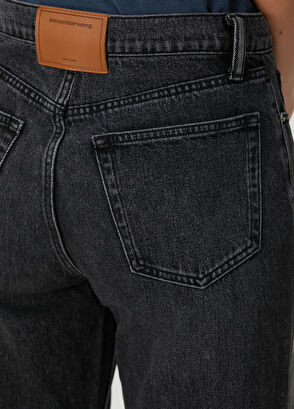T by Alexander Wang Anthracite Straight Leg Jeans - 5