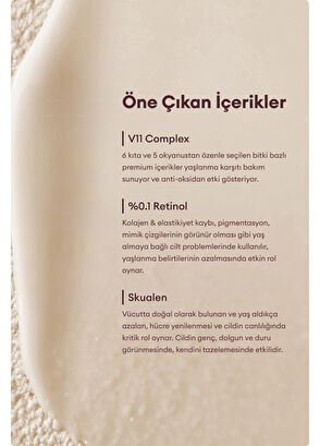 Village 11 Factory Miracle Youth Vegan %0.1 Retinol Canlandırıcı Yüz Kremi 50 ml - 6
