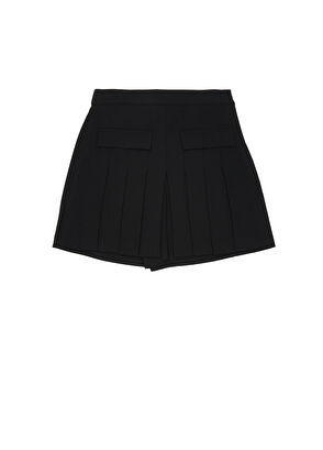 Beymen Club Siyah Krep Şort Etek - 8