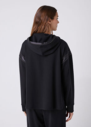 Beymen Club Black Modal Hoodie - 6