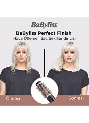 BaByliss AS126E Perfect Finish Air Blown Hair Styler Set - 6