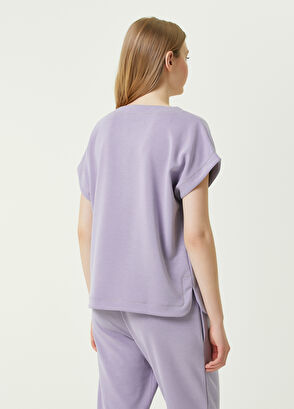 Beymen Club Lila Bisiklet Yaka Zincir Detaylı Sweatshirt - 5