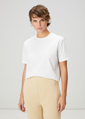 Beymen Club Kırık Beyaz Basic T-shirt - 3