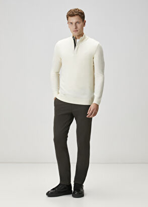Beymen Club Off-White Cashmere Blend Wool Sweater - 3