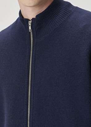 Beymen Club Lacivert Gri Çift Taraflı Triko Hırka - 8