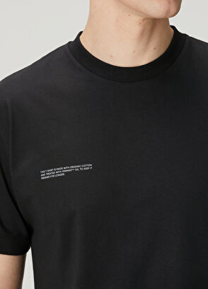Pangaia Black Organic Cotton T-Shirt - 5