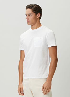 Valentino White Pocket Detailed T-Shirt - 3