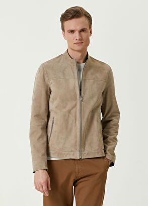 Beymen Club Beige Brown Double-Sided Leather Jacket - 7