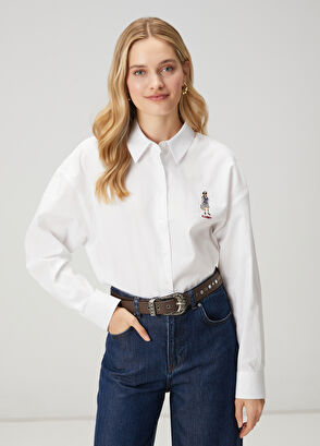 Beymen Club Clubby White Oxford Shirt - 4