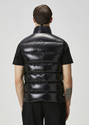 Siyah Puff Yelek - Görsel 6