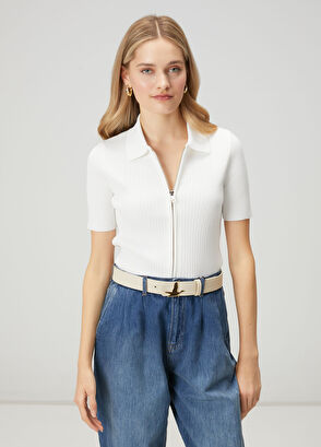 Beymen Club Off-White Fitted Knit Cardigan - 4