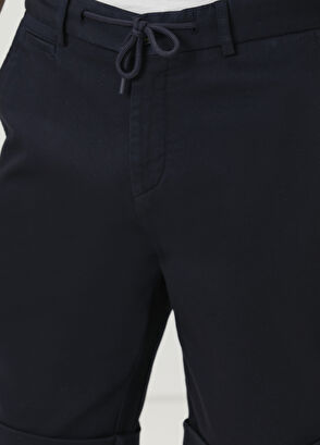 Beymen Club Lacivert Beli Kordonlu Şort - 4