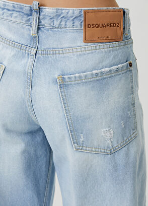 Dsquared2 Loose Twist Blue Jeans - 5
