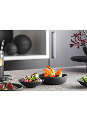 Villeroy & Boch La Petite Boule Siyah Porselen 5 Parça Servis Seti - 4