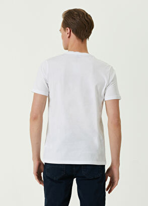 Beymen Club Beyaz Yelken Temalı Baskılı T-shirt - 4