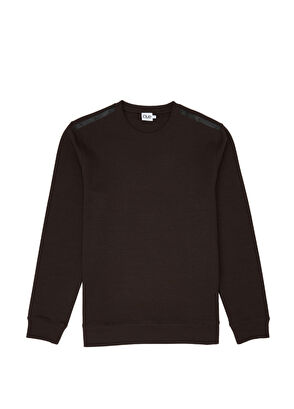 Beymen Club Koyu Kahverengi Omzu Kaz Detaylı Sweatshirt - 6