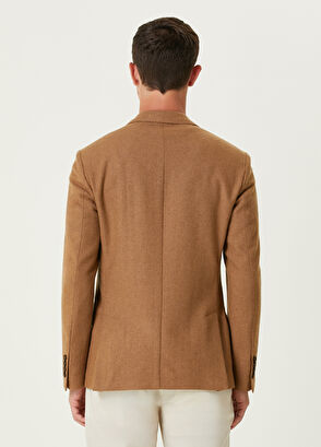 Beymen Club Dark Beige Wool Cachet Jacket - 5