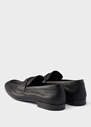 Prada Black Leather Men's Loafers - 4