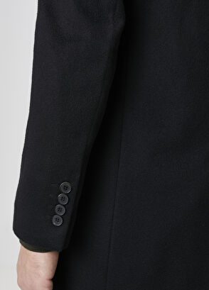 Beymen Club Premium Siyah Kaşmir Palto - 7