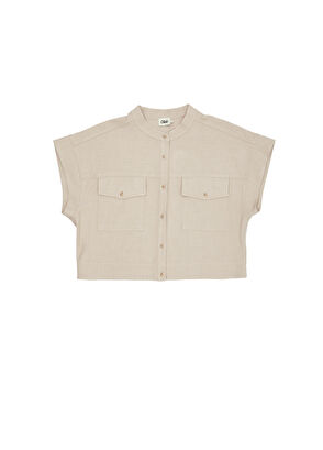 Beymen Club Beige Short Sleeve Shirt - 6