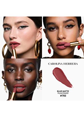 Carolina Herrera Fabulous Kiss The Lipstick Blur Matte Plum Power - 6