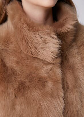Beymen Club Camel Reversible Leather Jacket - 8