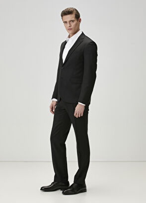 Beymen Club Drop 6 Black Classic Fine Wool Suit - 3