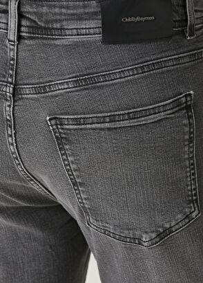 Beymen Club Slim Fit Açık Gri Jean Pantolon - 5