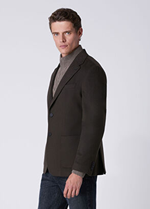 Beymen Club Brown Italian Cashmere Jacket - 4