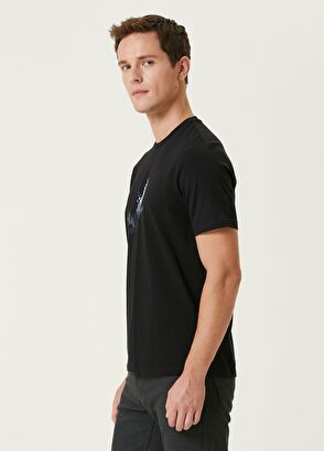Beymen Club Siyah Piksel Kaz Baskılı T-shirt - 4