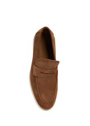 Beymen Club Tan Band Detailed Men's Suede Loafer - 9