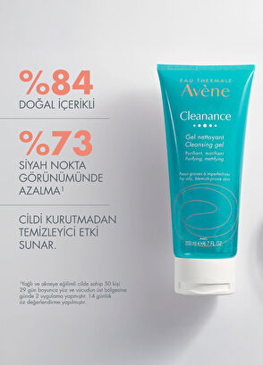 Avene Cleanance Cleansing Gel Yağlı ve Akneye Eğilimli Ciltler İçin Matlaştırıcı Temizleme Jeli 200 ml - 6