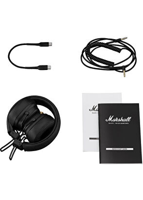Marshall Major V Siyah Kulak Üstü Bluetooth Kulaklık - 5
